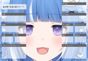 海月雲ろあ自己紹介カード