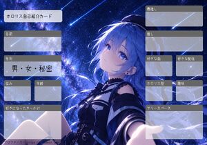 ホロリス自己紹介カード