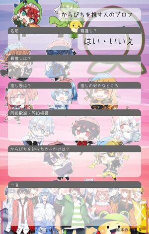 からぴちを推す人のプロフ